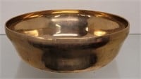 Chinese Brass Singing Bowl 9 1/2 inches wide 3