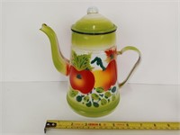 Vintage Enamelware Teapot