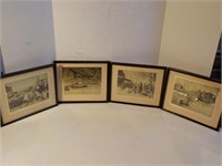 Lionel Barrymore Etchings