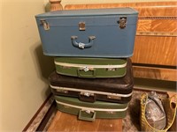 Four Hard Suitcases  B1-14
