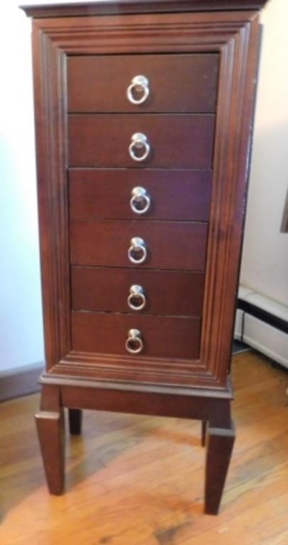 Jewelry Cabinet - 40" H x 16" W x 10" D