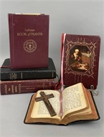 Vintage Bibles & Crucifix