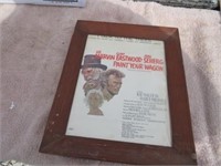 Paint Your Wagon Framed Movie Bill
