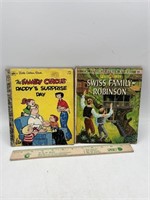 Vintage little golden books, the family, Circus,
