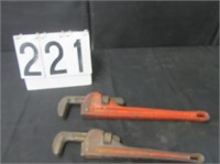 2 Ridgid Pipe Wrenches