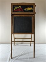Children's chalk board easel