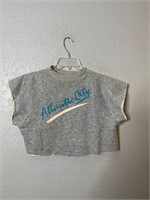 Vintage Atlantic City Cropped Sweatshirt