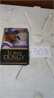 TONY DUNGY AUTOGRAPHED BOOK
