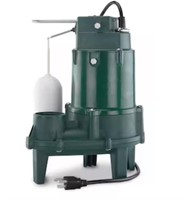 $480Retail-Zoeller 1/2HP Sewage Sump Pump