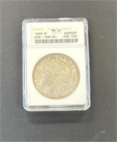 1900 MORGAN SILVER DOLLAR GRADED MS61