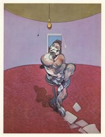 Francis Bacon lithograph "George Dyer Conversing"