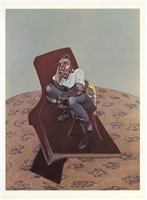 Francis Bacon lithograph "Lucian Freud"