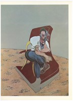Francis Bacon lithograph "Lucian Freud"