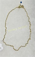 GOLD WASH STERLING NECKLACE