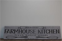 Farmhouse Kitchen Sign 6x23