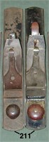 Pair of 18-inch iron fore planes