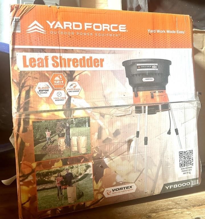 Electric Leaf-Shredder - 
NEW in box