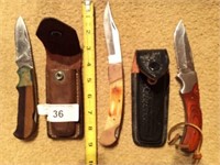3-knives & 2-holders