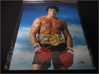 Sylvester Stallone signed 8x10 photo COA
