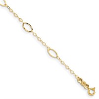 14k- Oval Design Bracelet