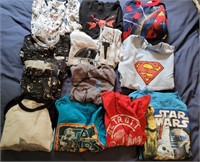 Boys tee shirts and PJs. Size 7