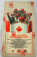 1992 Cfl All World Trading Cards Set New