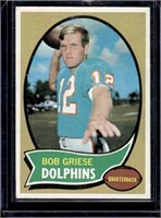 Bob Griese 1970 Topps #10. Great edges,