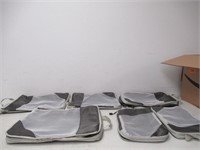 6-Pc Storage Bags, Green/Grey