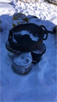 5 Gallon Buckets & Oil Drain Pan