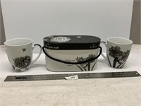 The Republic of Tea English Garden Tea Set Mugs