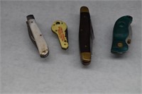 4 Pocket Knives, One Vintage Promo