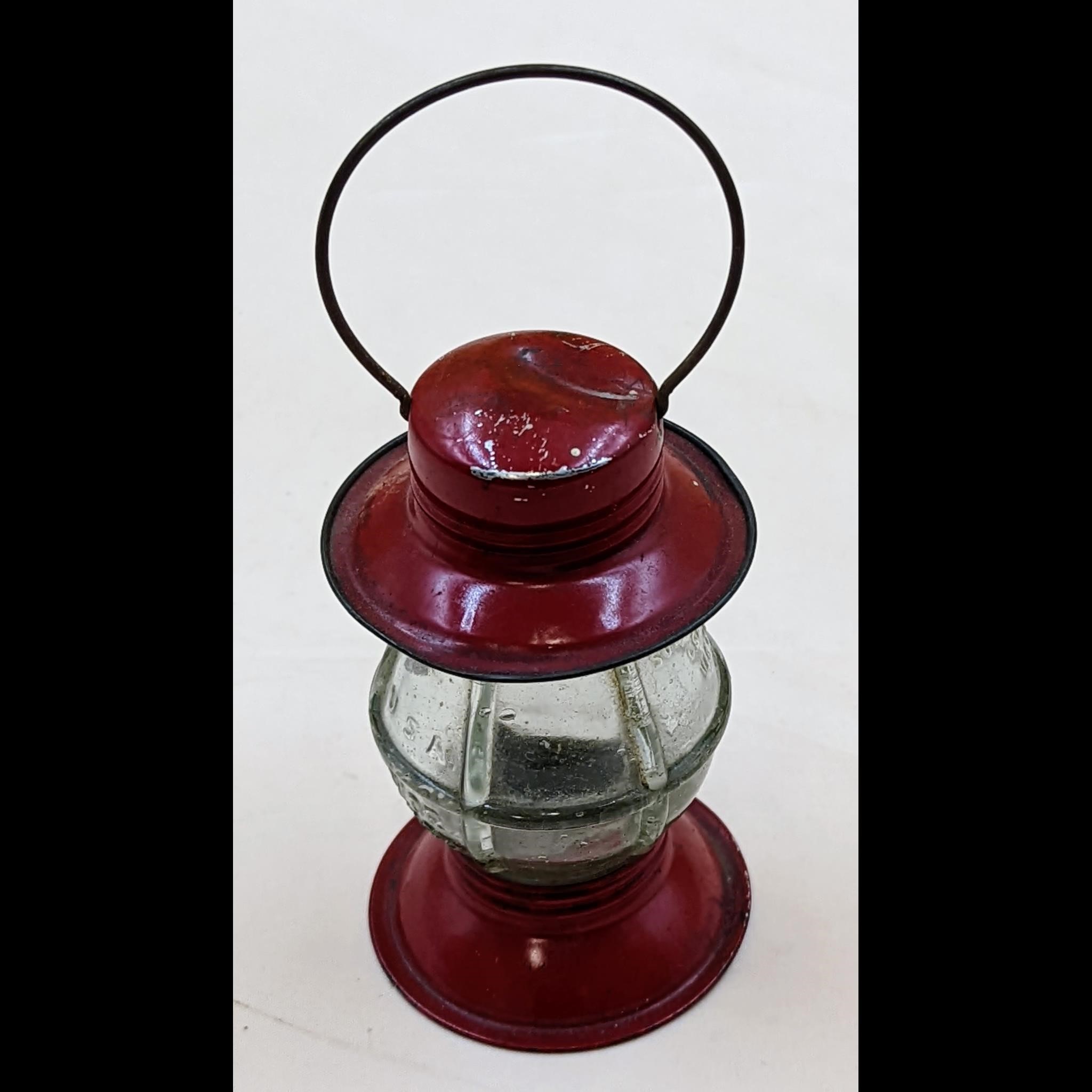 Vintage Red Lantern Candy Container Jeannette PA