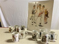 Norman Rockwell "Missed" Art and Mugs