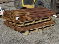 Approximately (600) 5' 95wt Used T-Posts