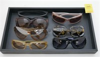 TRAY LOT 7 PR DESIGNER SUNGLASSES ARMANI OSCAR