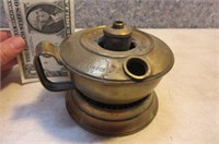 Antique Brass 5" Safety Lantern lamp Gas?