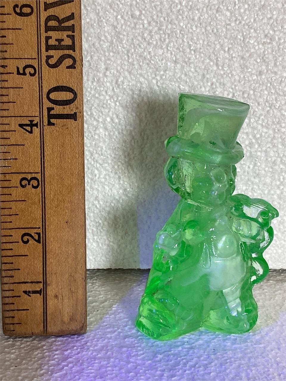 Slag Uranium Glass Clown