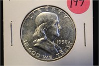 1956 Proof Franklin Silver Half Dollar