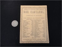 1859 Ditson & Co. Don Giovanni Music by Mozart