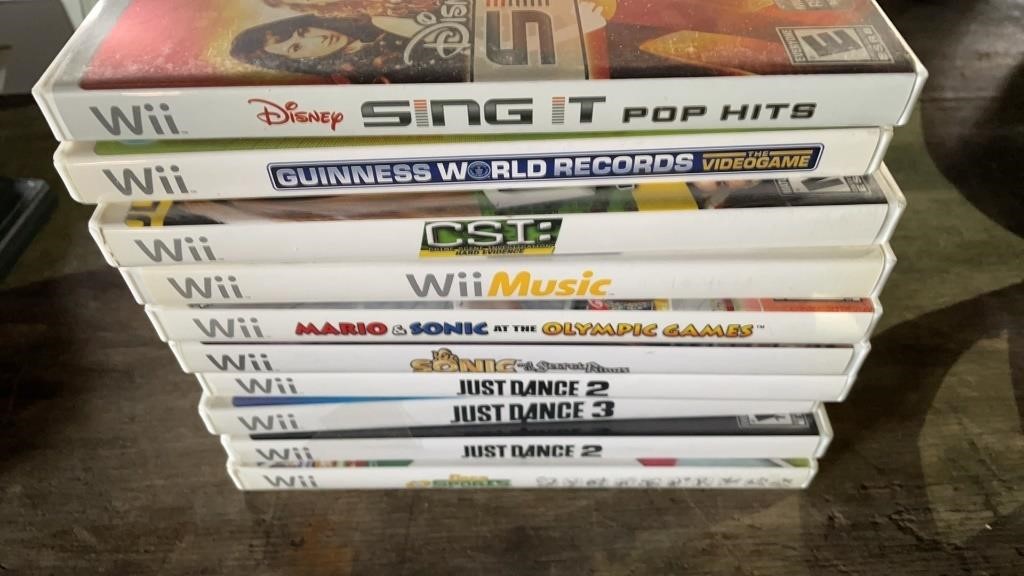 Wii games - variety- lot of