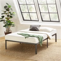 Best Price Mattress 14 Inch Metal Platform Beds w/