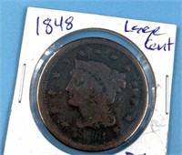 Large US cent  1848                   (O 111)