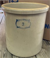 3 Gallon Marshall Pottery Crock