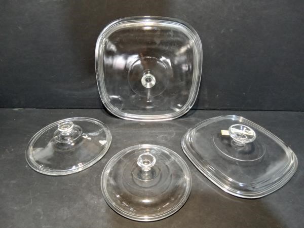 4 pyrex lids