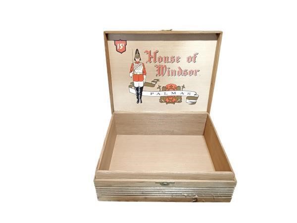 House of Windsor Palm Cigars Wooden Box with Lock