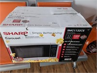 Sharp SMC1132CS 1.1 cu ft 1000w Microwave New