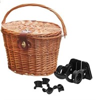 Adult Bike Front Handlebar Woven Basket