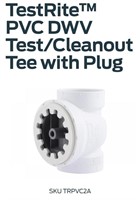 Holdrite PVC Test Tee w/Plug