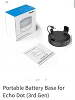 Portable Battery Base for Echo Dot