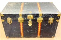 Vintage Christie Baggage 4-ply Steamer Trunk